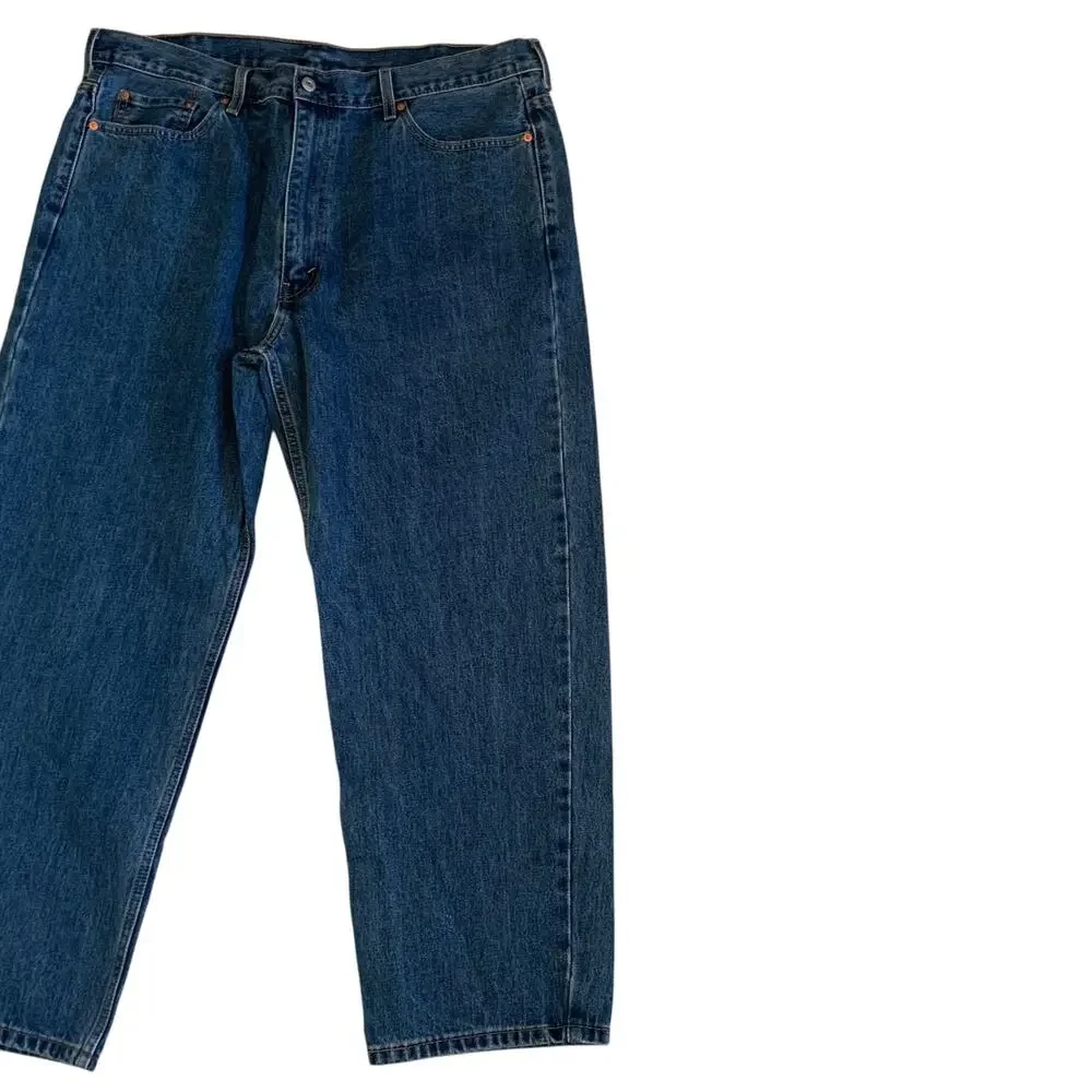 Levi's 550 Men's Size 44x30 Relaxed Fit Tapered Non-Stretch Denim Jeans